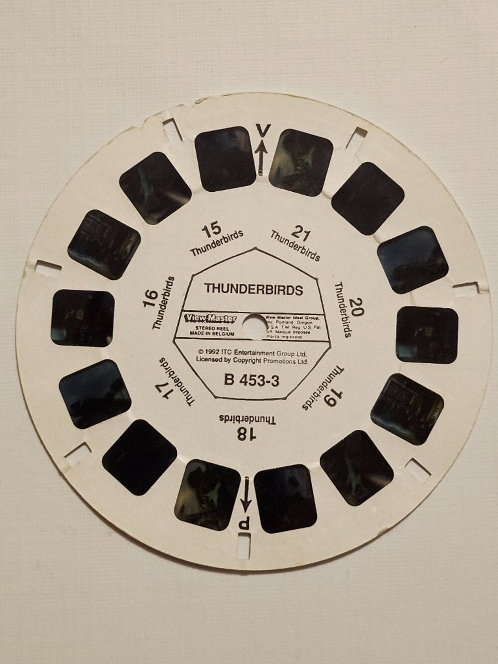 RETRO THUNDERBIRDS View Master Reel 1992
